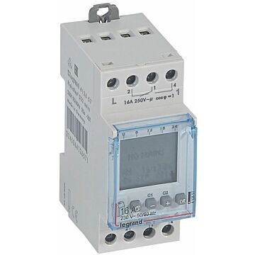 Interruptor horario programación astronómica - para alumbrado de exteriores - 2 salidas