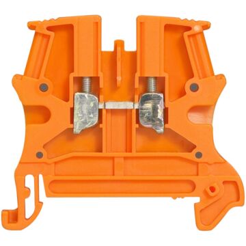 Borna viking 3 con tornillo - 1 unión - 1 entrada/1 salida - naranja - paso 5