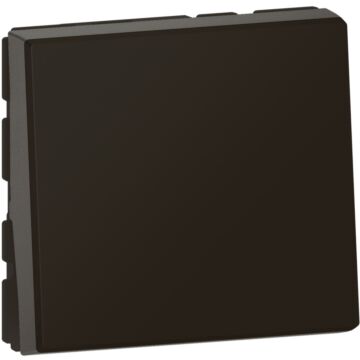 Conmutador mosaic easyled - 2 módulos - 10ax - negro mate