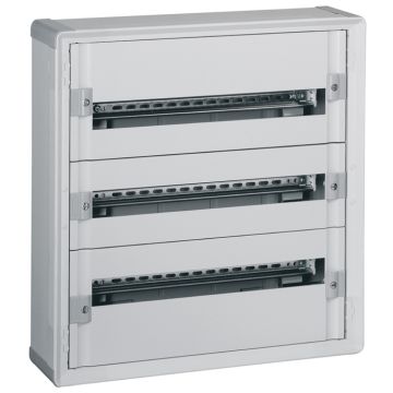 Caja distribución aislante xl³ 160 - totalmente modular - 3 filas de 24mod