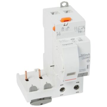Bloque diferencial adaptable dx³ -2p-230/400 v~-40 a- 300 ma - tipo hpi - 2 módulos