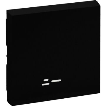 Tecla niloé step - con visor - interruptor y conmutador - negro mate