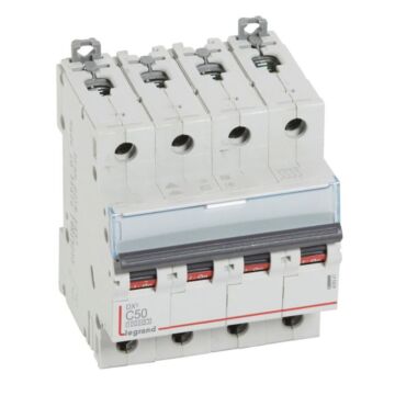 Magnetotérmico dx³ 10000/16ka - 4p - 400 v~ - 50a - curva c