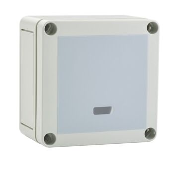 Detector de presencia microondas,on/off, resistente ip66, techo o pared, montaje en superficie, bajo voltaje