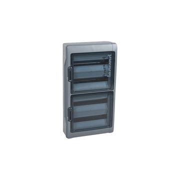 Caja modular estanca plexo³ - ip 65 - ik 09 - 4 filas de 18 módulos