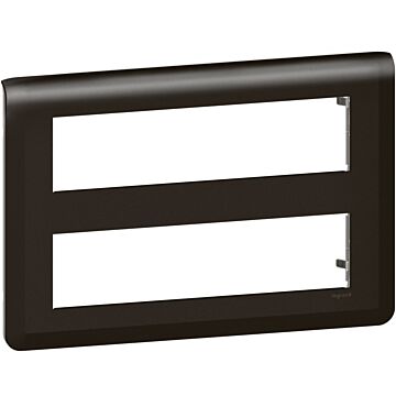 Placa mosaic - 2x8 módulos - negro mate