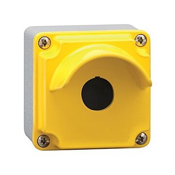 Botonera metálica platinum 1 mando pg13,5 amarillo