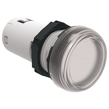 Piloto led monobloc transparente 24v ac/dc terminales a tornillo con protección