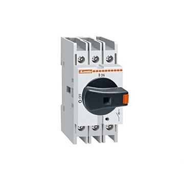 Interruptor tripolar 32a 11kw mando directo negro