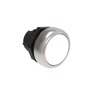 Pulsador platinum rasante blanco