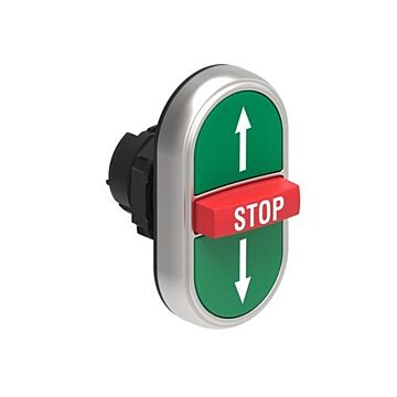 Pulsador triple platinum subir -stop- bajar rojo
