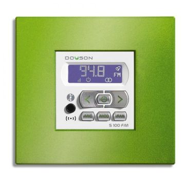 Mando de i canal estéreo abs s100fm lcd radio fm
