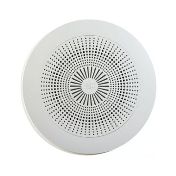 Rejilla con aro embellecedor de abs blanco 5"