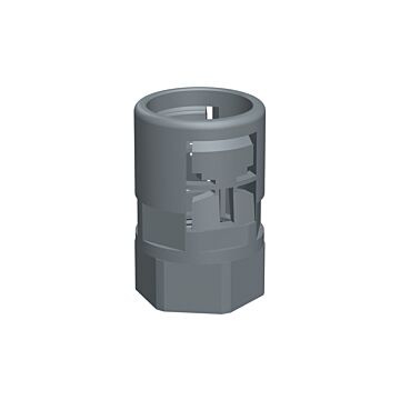 Racor recto int pg11 (dn12) gris