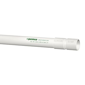 Tubo rlh1250+manguito dn16 gris