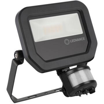 Floodlight sensor 10 w 3000 k sym 100 s bk