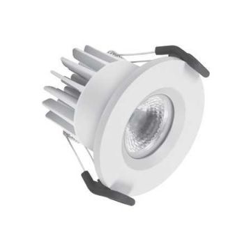 Luminaria spot fp led fix 7w/3000k 230v ip65 530lm 30000h blanco 3 años garantía