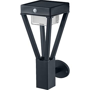 Endura style solar bouquet wall sensor 6w black