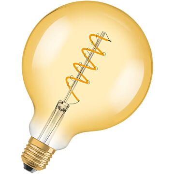 Vintage 1906® led classic globe 28 4 w/2000 k gold e27
