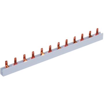 Peine de conexión bipolar, sección 10 mm², 63a. longitud 216 mm.