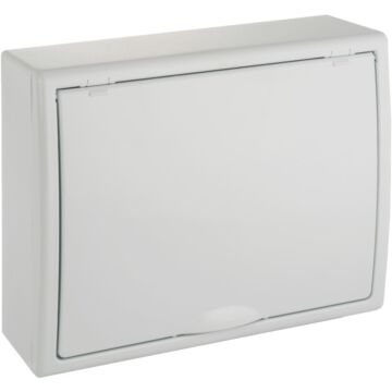 Caja de distribución de superficie para 12 elementos.