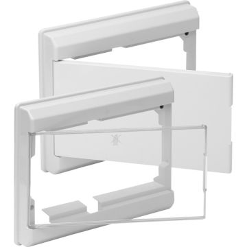 Marco y puerta color blanco para cajas serie clásica. para cajas refs 661b, 691b e 694b.