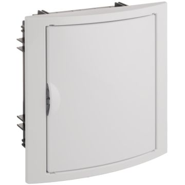 Caja de distribución de empotrar para 8 elementos.