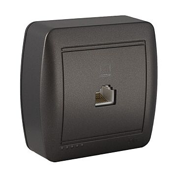 Toma de datos rj45. categoría 5e. de superficie.