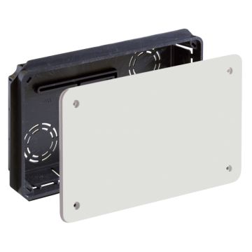 Caja de conexión de empotrar. de 170x100. tapa con tornillos.