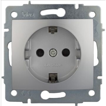 Base fija 2p+t, 16a 250v~. de empotrar.