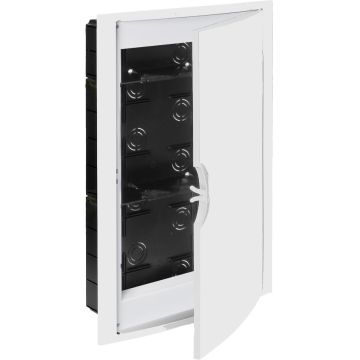 Caja de conexión de empotrar. de 300 x 500 x 60mm. marco y puerta blanco.