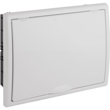 Caja de distribución de empotrar para 12 elementos.