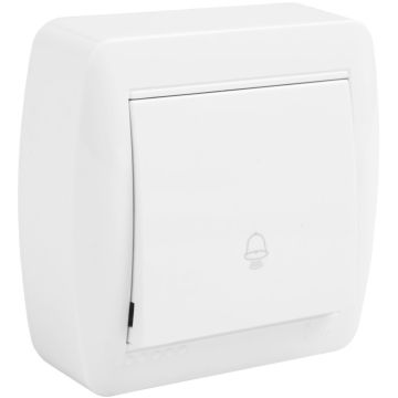 Pulsador campana 10a 250v~. de superficie.