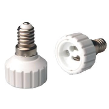 Portalámparas adaptador. de e14 a gu10/gz10. 2a-250v~