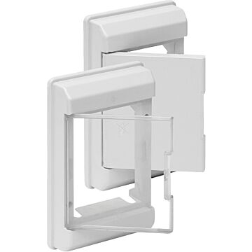 Marco y puerta color blanco para cajas serie clásica. para cajas refs 695b y 699b.