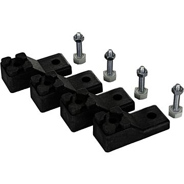 Soporte de plástico  (incluyen tornillos de fijación al armario).