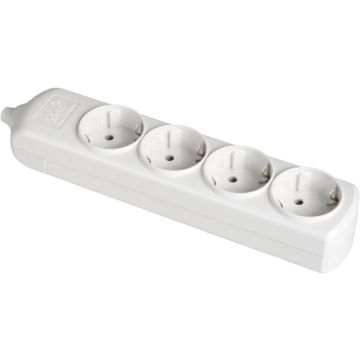 Base múltiple de 4 tomas 2p+t, 16a 250v~.