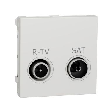New unica toma r-tv/sat serie intermedia polar