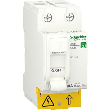 Interruptor diferencial; resi9; 2p; 40 a; 30 ma; ac