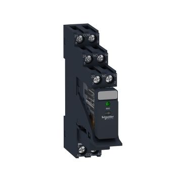 Relé rxg con led y zócalo, 2nanc 5a 230vac con varistor
