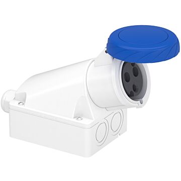 Pratika industrial socket - 32 a - 2p + e - 200...250 v ac - ip67