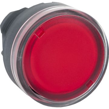 Cabeza pulsador  luminoso ras ba9s rojo