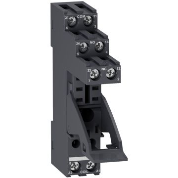 Zelio relay - base 2co terminales separados con estrib