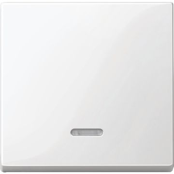 Tecla simple con visor elegance marfil