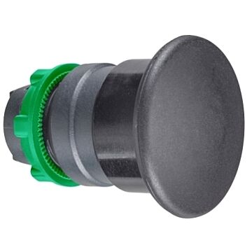 Cabeza pulsador seta 40mm negro