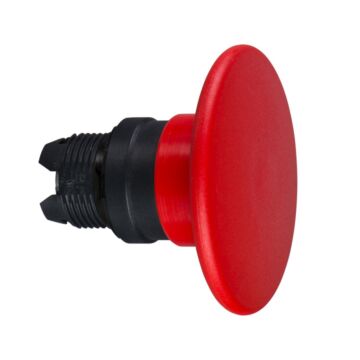 Cabeza pulsador  seta 60mm rojo