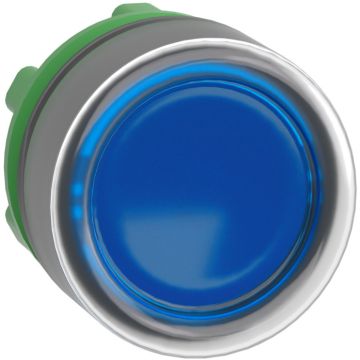 Cabeza pulsador goma  azul