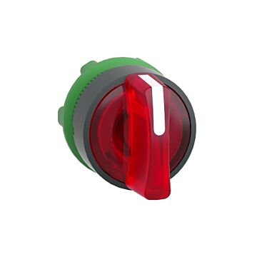 Cabeza selector luminoso  3 posiciones   rojo