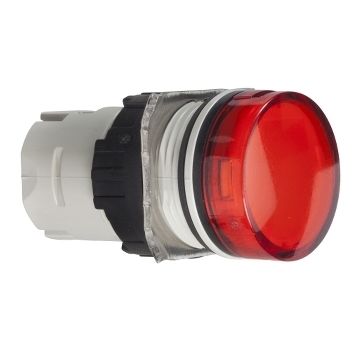 Cabeza piloto luminoso rojo ø 16 para led integrado