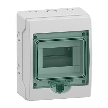 Mini kaedra - caja estanca - superficie - 1 fila - 6 mód. - ip65